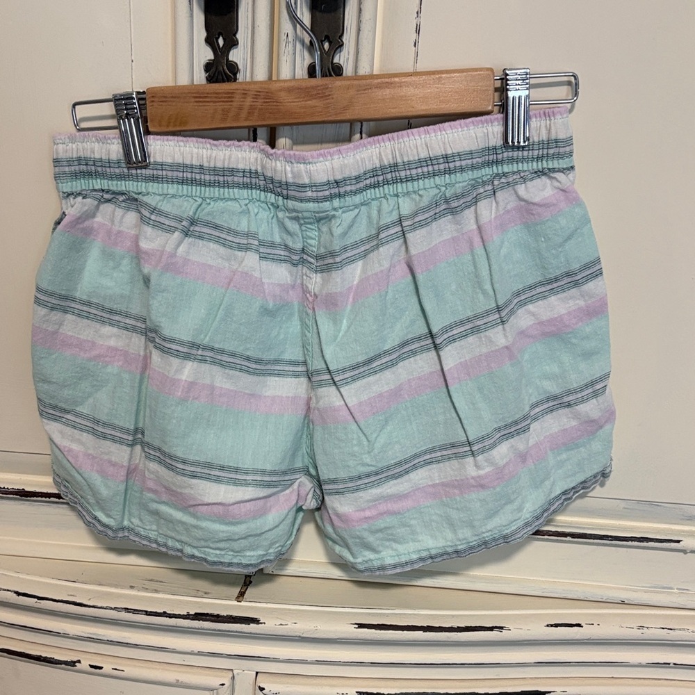 Patagonia Mint and Light Pink Striped Lounge Shorts - Picture 3 of 3